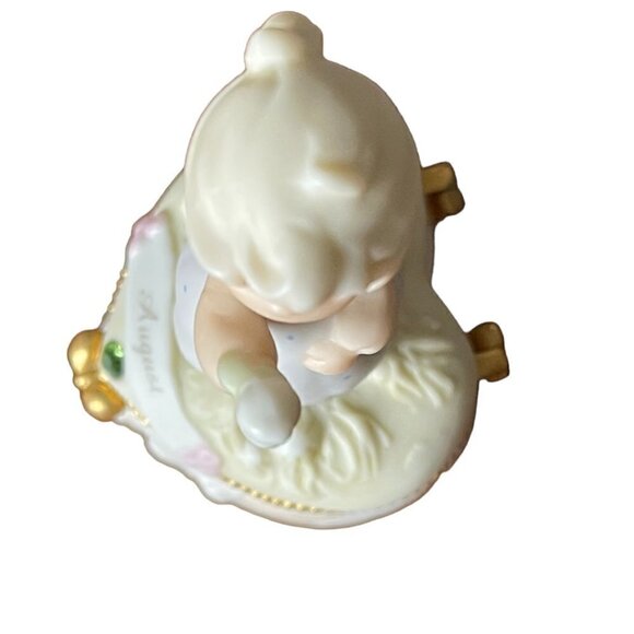 Precious Moments Birthday Month Box August Peridot Color of Pride 1997 Figurine - Picture 8 of 12